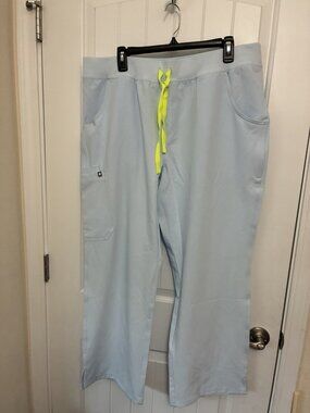 Figs Scrub Kade Cargo Scrub Pant  2XLP In Light Blue  40” x 29”